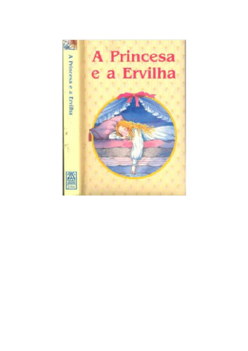 Capa do livro infantil "A Princesa e a ervilha" de Hans Christian Andersen
