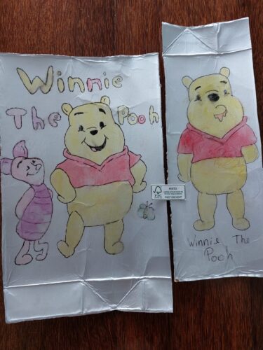 Personagens da história Winnie the Pooh.